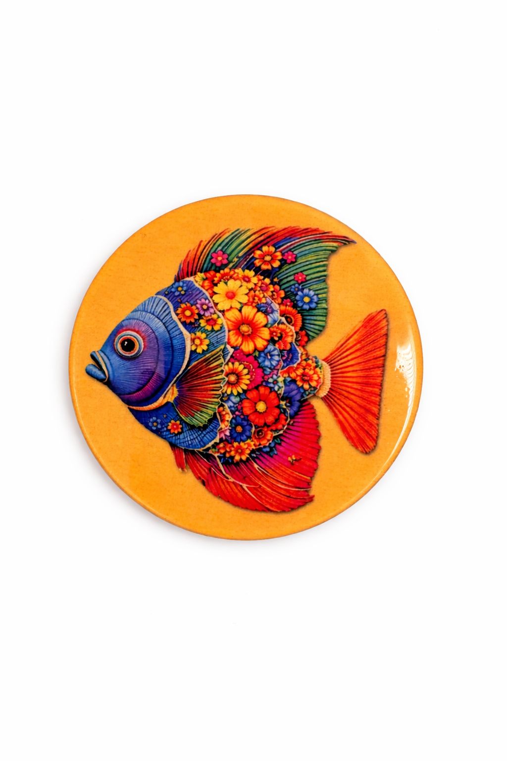Yellow Fish Round