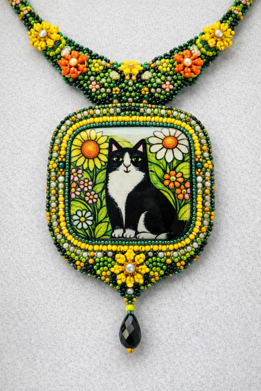 Garden Muse Cat square