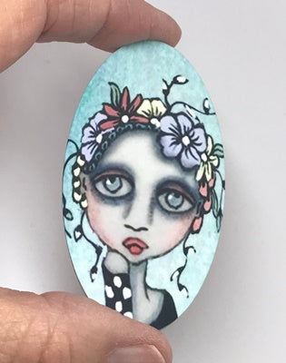 May Flowers Large Oval