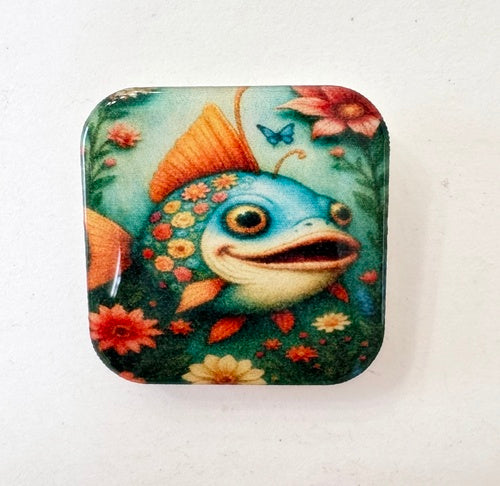 Fishy Days 30mm Square