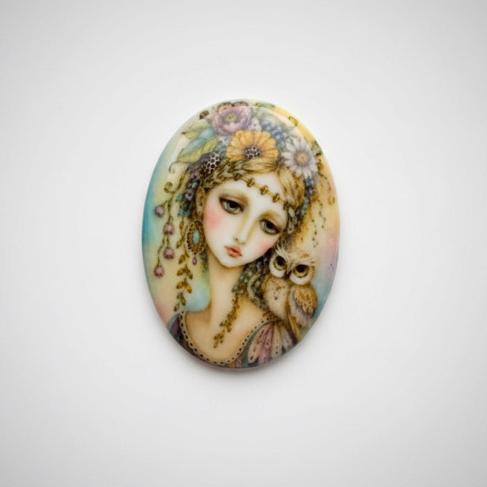 Lady and Owl cameo