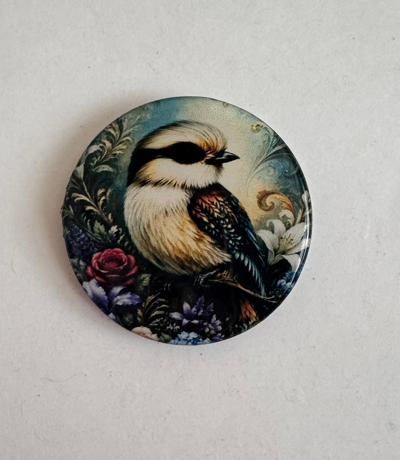 Floral Bird Two round