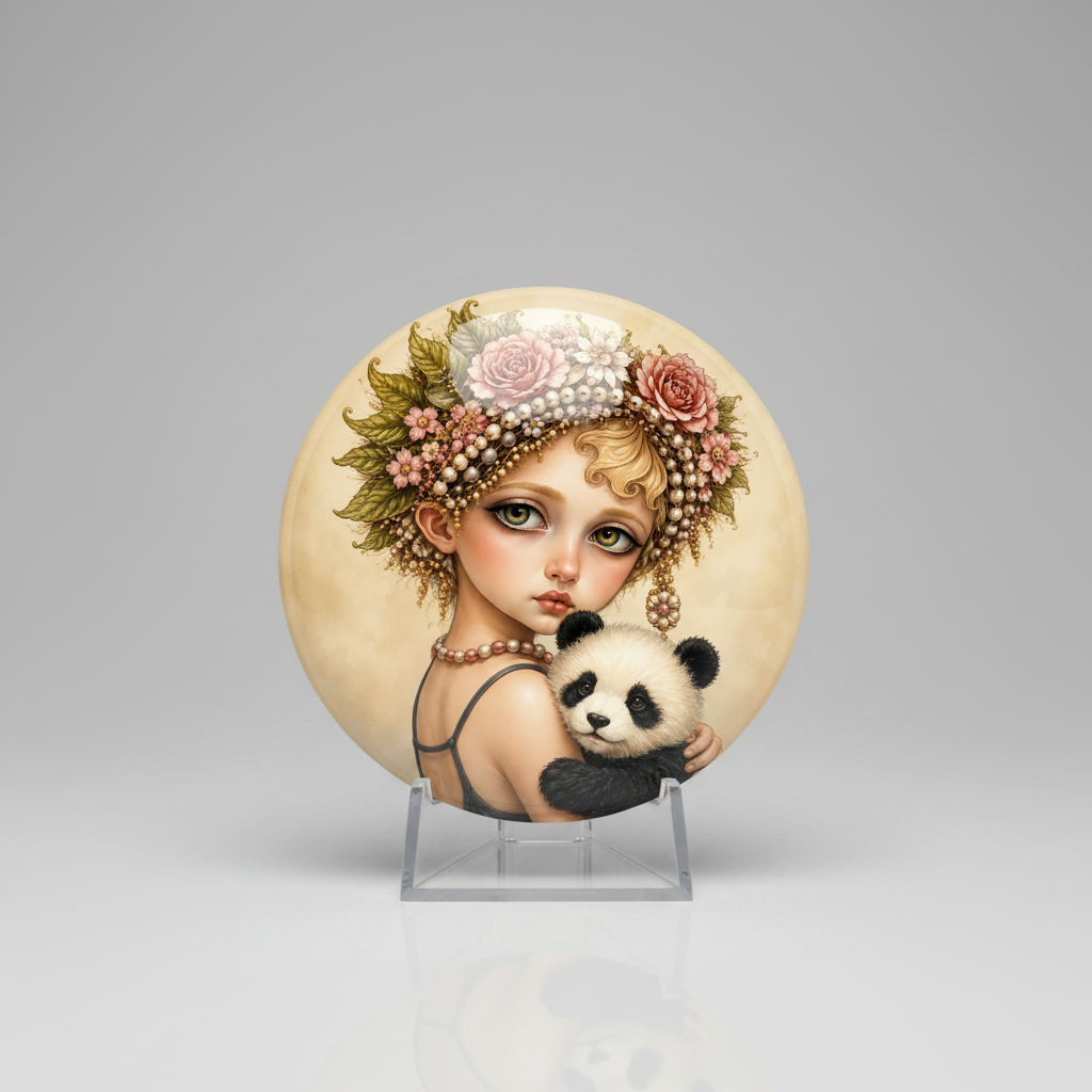 Panda Bamboo round