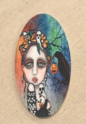 Ghostly Friends Large Oval