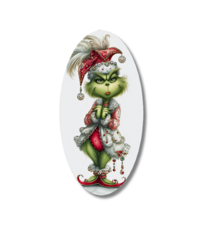 Grinchly 2 Large Oval