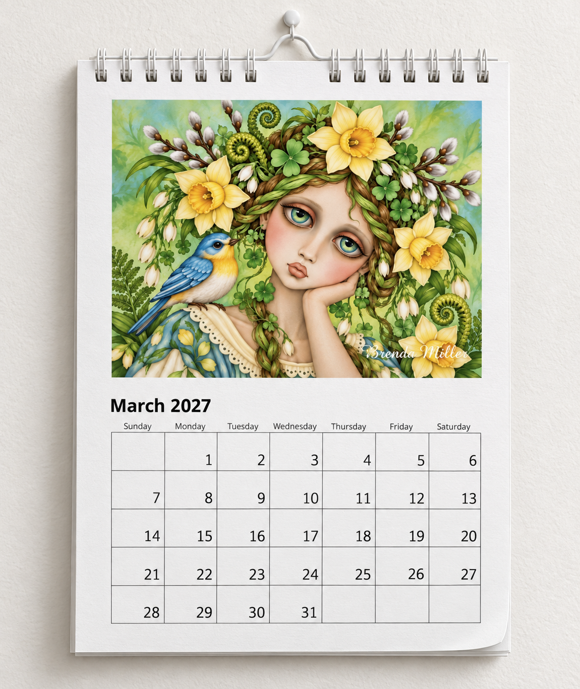 2027 Painted Lady Calendar A