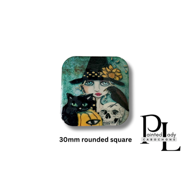 Halloween Friends 30mm Square