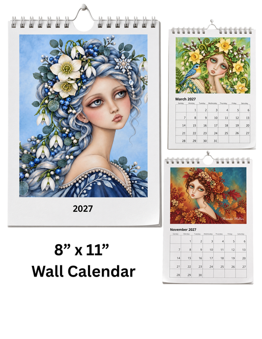 2027 Painted Lady Calendar A