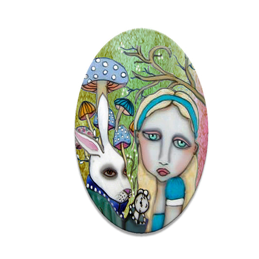 Alice In Wonderland oval