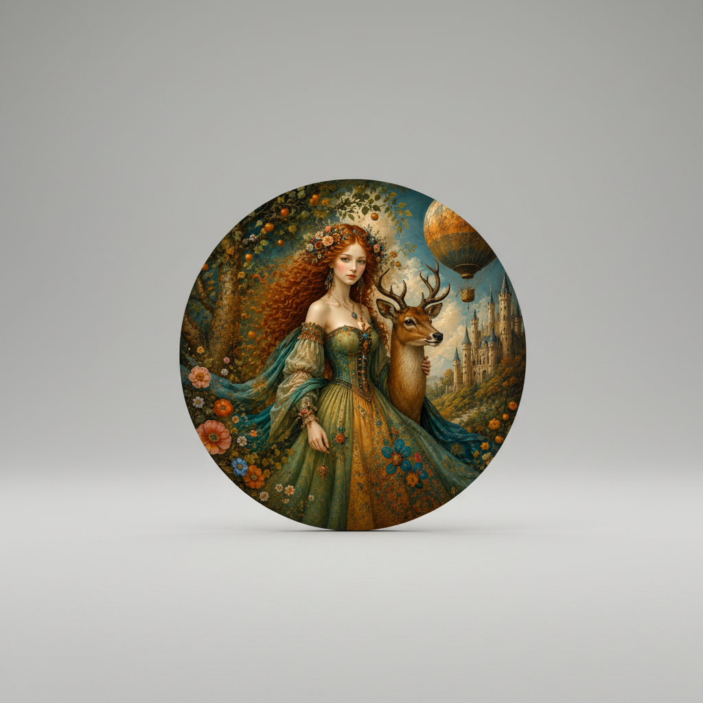 Bramble Rose round