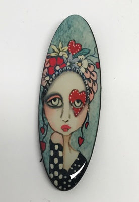 My Valentine long oval