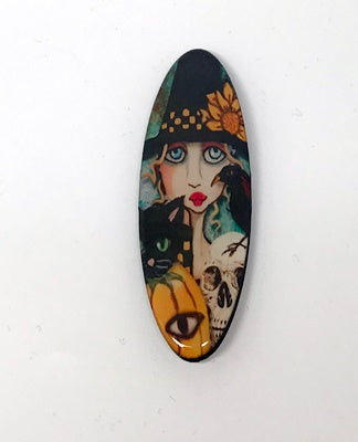 Halloween beauty and friends long oval