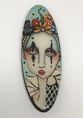 Harlequin Lady long oval