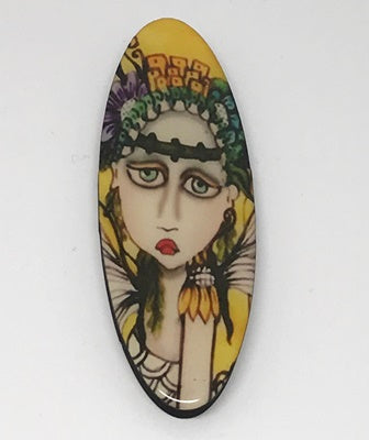 Moonflower long oval