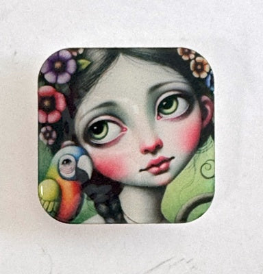 Peck and a Kiss 30mm square