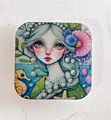 Mermaid Daydreams 30mm square