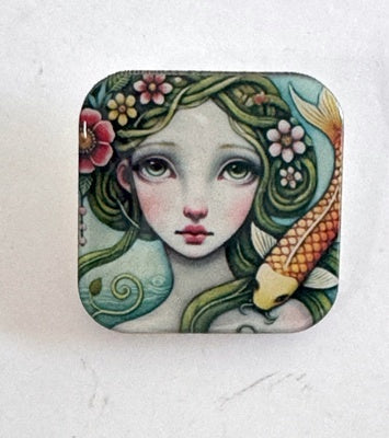 Koi Mermaid 30mm square