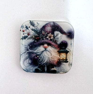 Holiday Gnome 30mm square