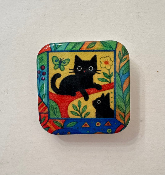 Cat Play Two 30mm square