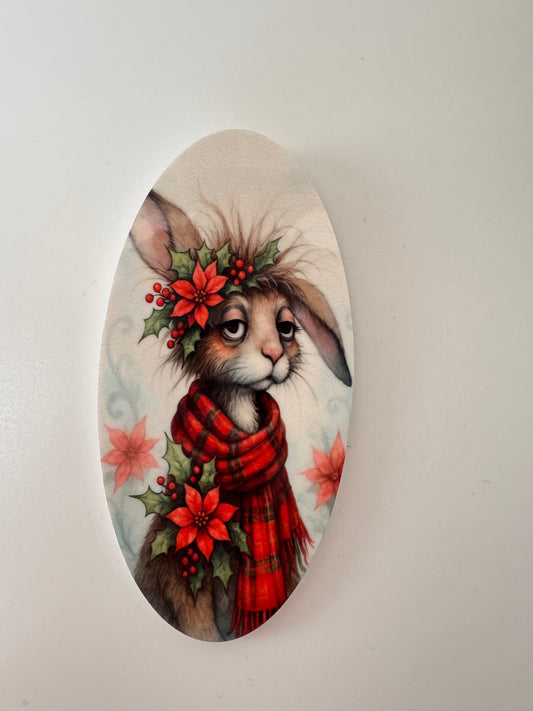 Black Friday Hare large oval