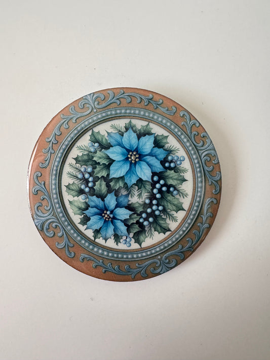 Vintage Floral 2” round