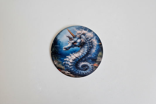 Seahorse matte cabochon