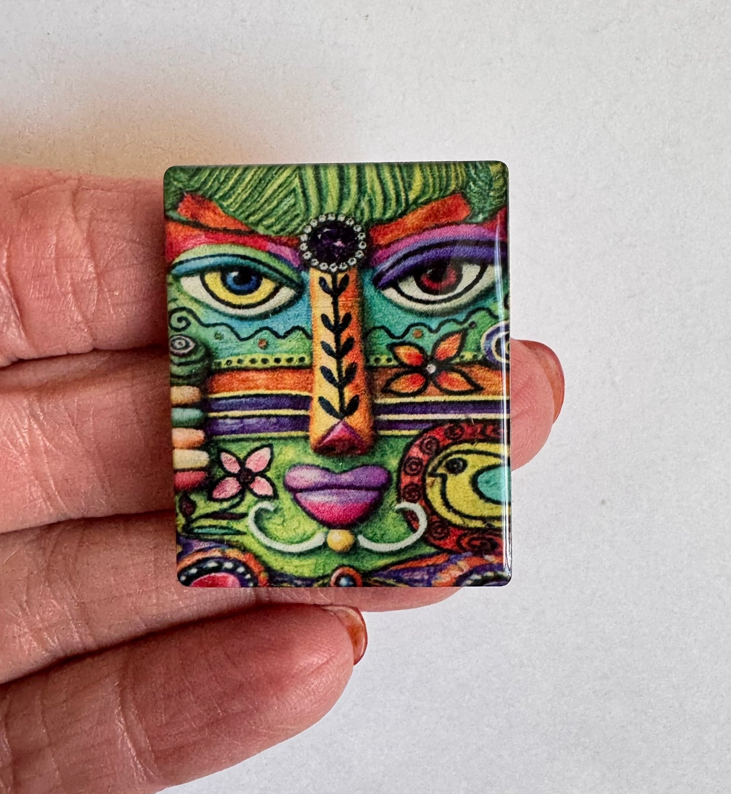 Whimsical Face Rectangle4
