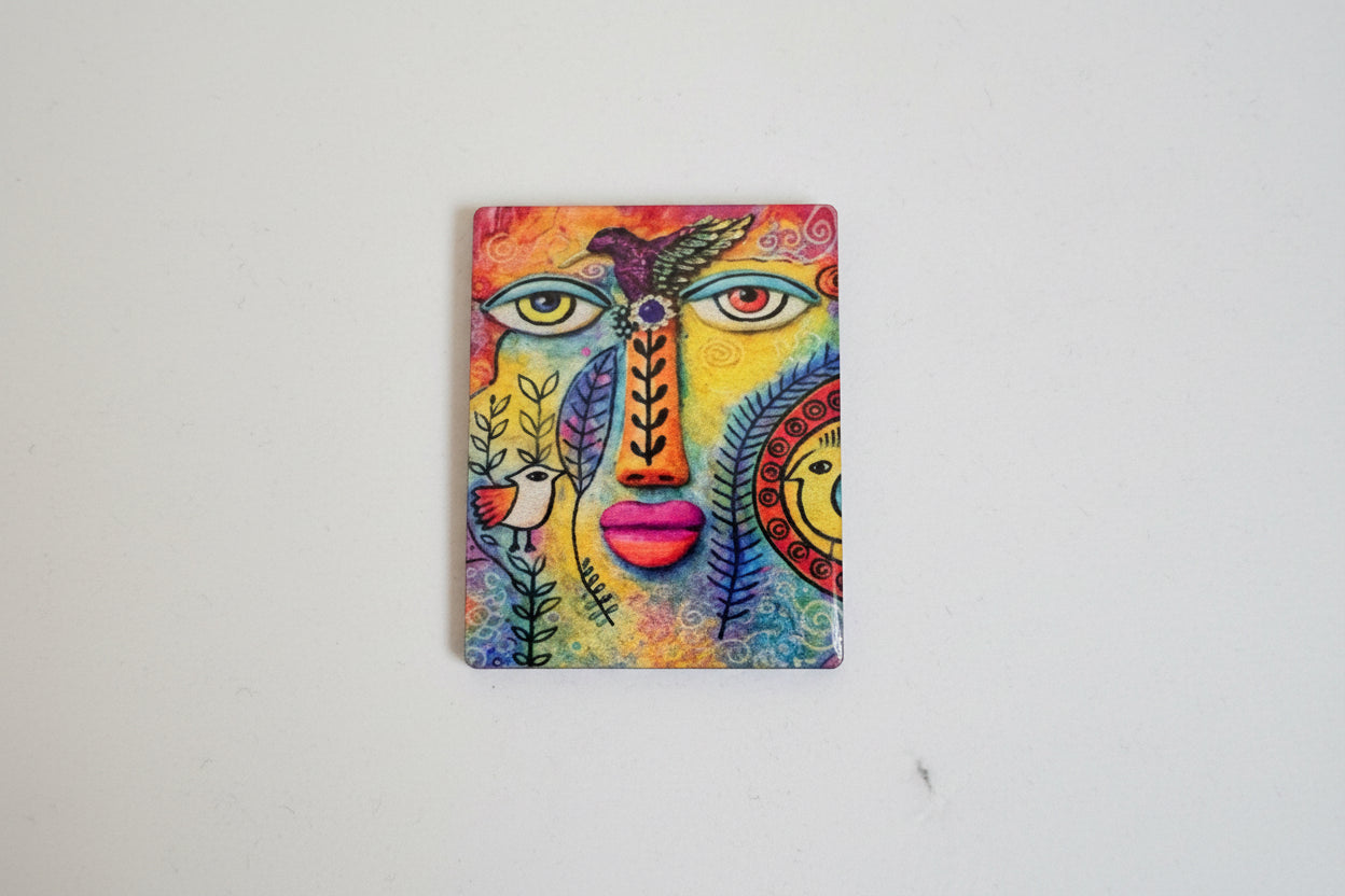 Whimsical Face Rectangle 2