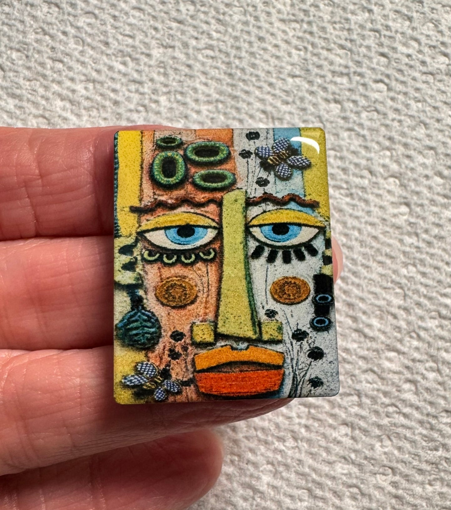 Whimsical Face Rectangle5