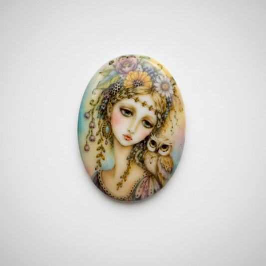 Lady and Owl cameo