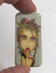 Lady Bug Domino Shape