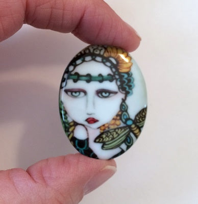 Dragonfly Empress Cameo