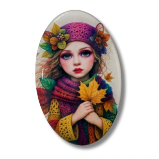 Fall Girl Oval