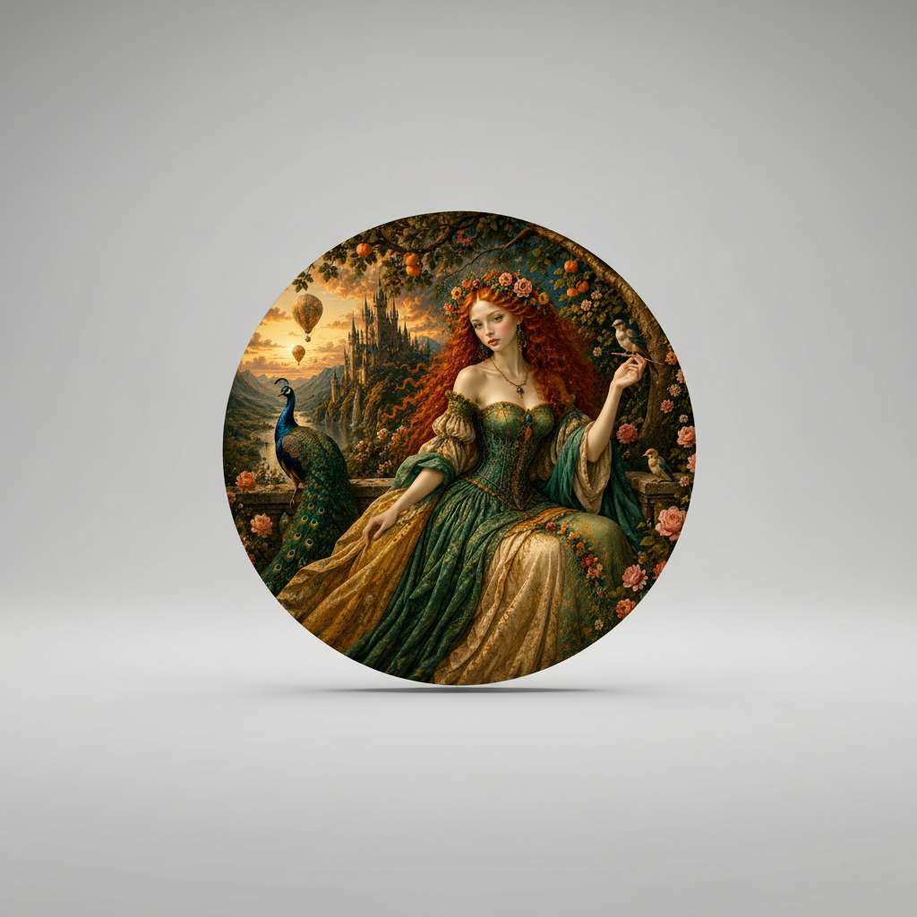 Bramble Rose 2 round