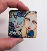 Alice and the Garden Rabbit 2 inch