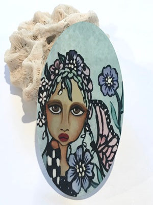 Butterfly Garden Large Oval