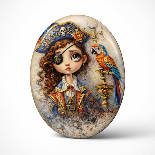 Pirate and Parrot Oval