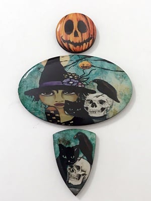 Dark Beauty and Halloween Friends 3 Piece Set