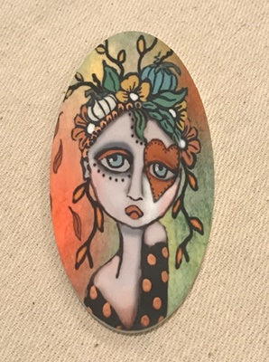 Pumpkin Spice Large Oval