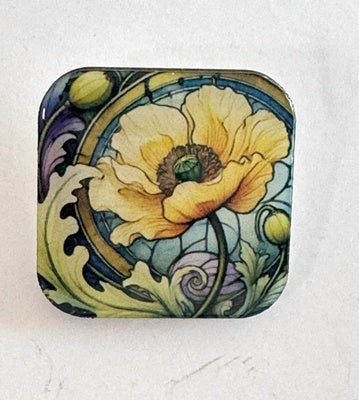 Yellow Blooms 30mm square